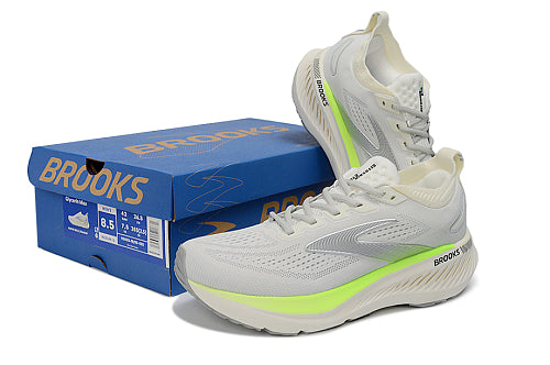 BROOKS Glycerin 23 White/Phantom/Green Gecko