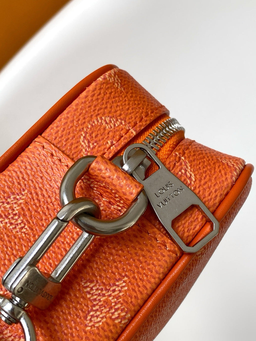 LV Trocadéro Wearable Wallet Orange Monogram Heritage Coated Canvas