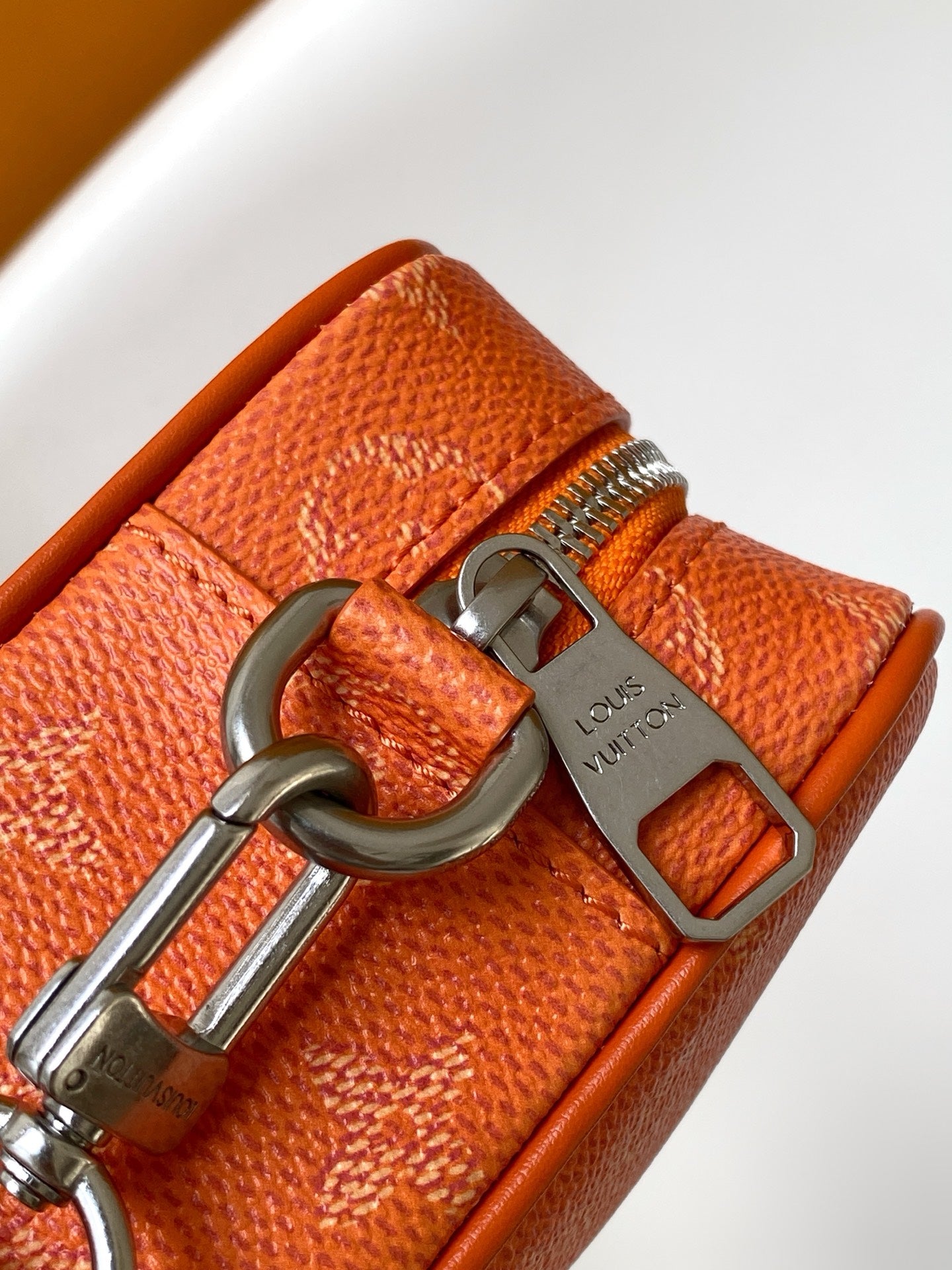 LV Trocadéro Wearable Wallet Orange Monogram Heritage Coated Canvas