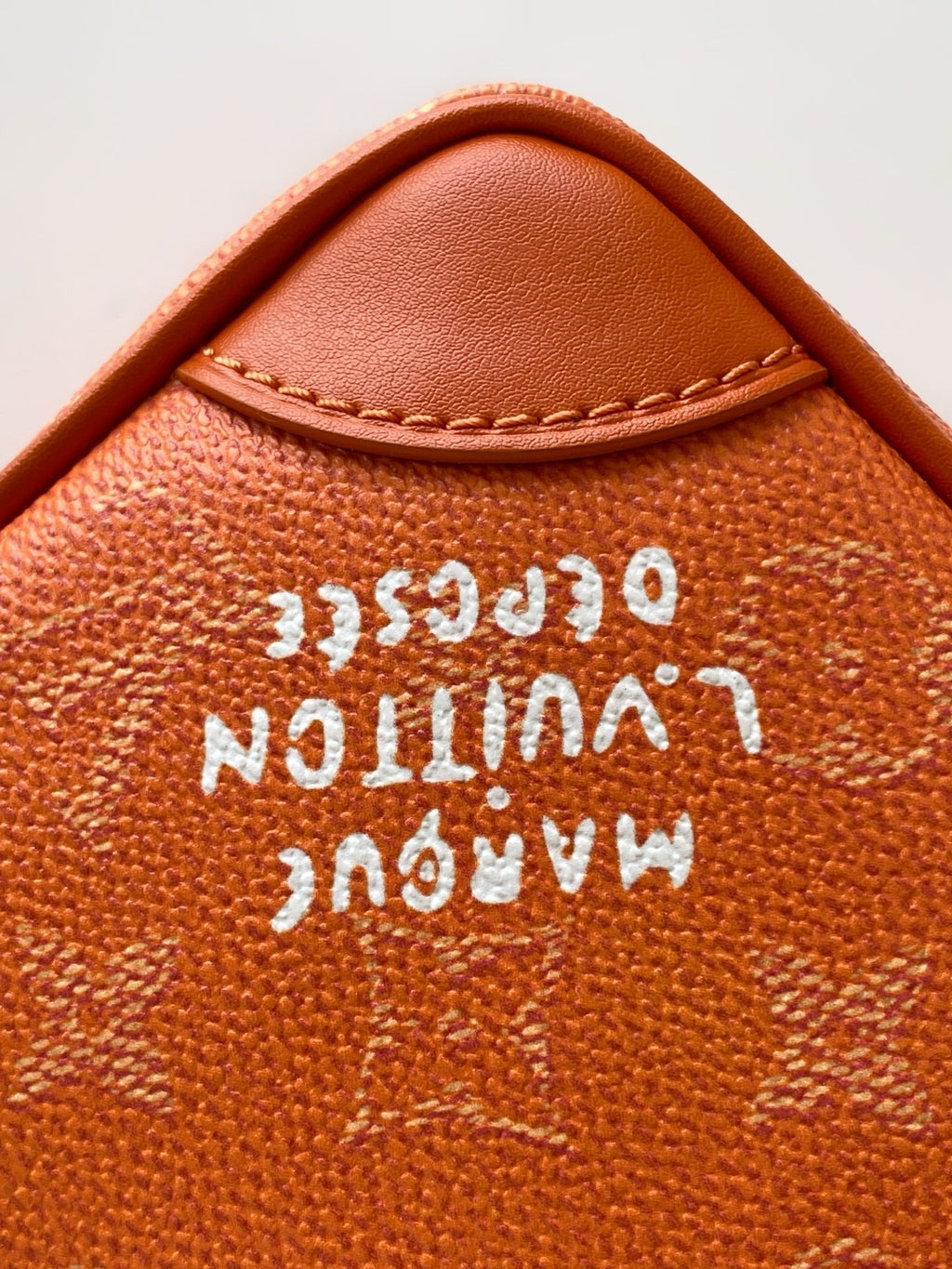 LV Trocadéro Wearable Wallet Orange Monogram Heritage Coated Canvas