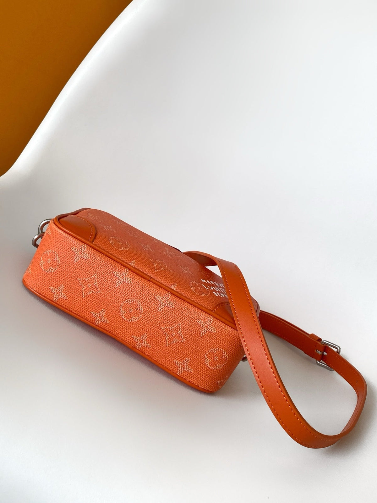 LV Trocadéro Wearable Wallet Orange Monogram Heritage Coated Canvas