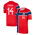 Julian Ryerson 14 Norway National Team 2026 Home Jersey - Red, Men