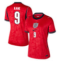 Harry Kane 9 Women's England National Team 2026 Away Jersey - Red