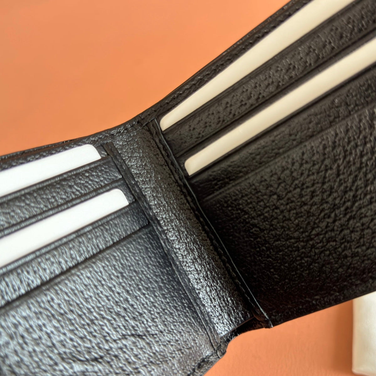 GG Animalier Wallet Black Leather