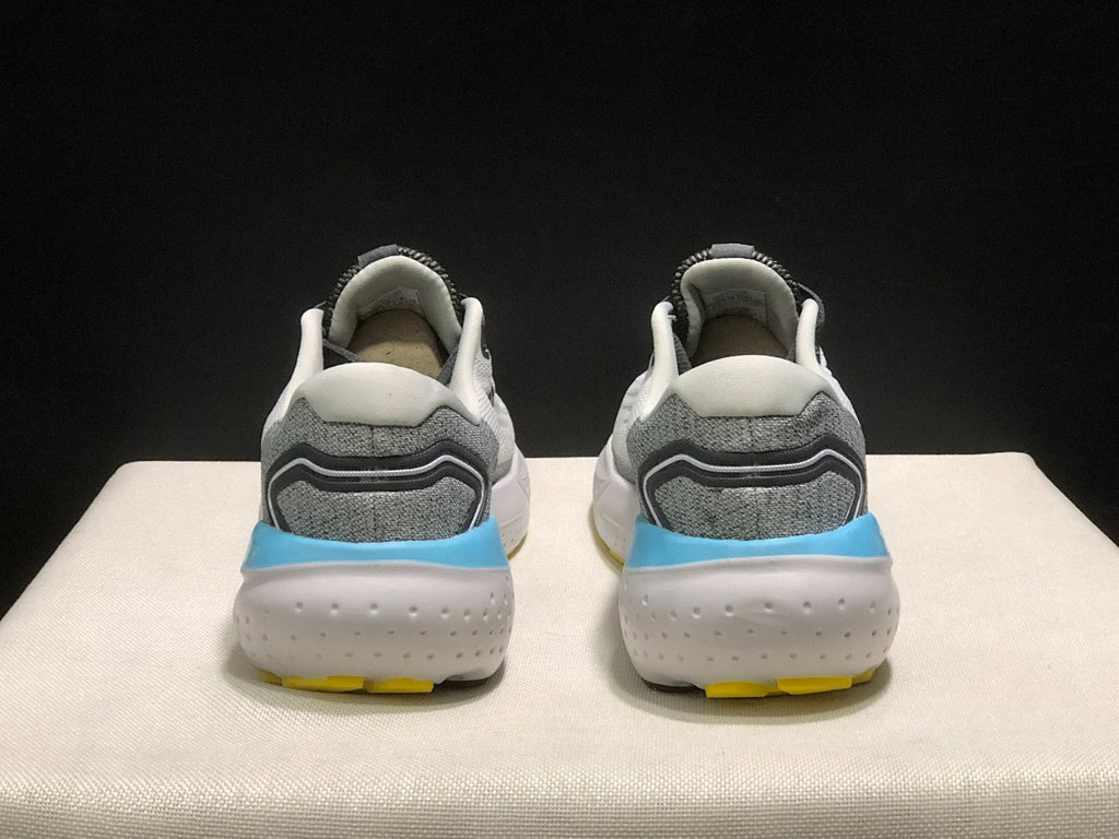 Brooks Glycerin 21 Neutral Road Running Shoes White Grey Blue Yellow