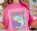 Living On Lake Time Shirt Comfort Colors T-Shirt Preppy Lake Life T Shirt Summer Tee Cute Trendy Womens Bass Fish TShirt