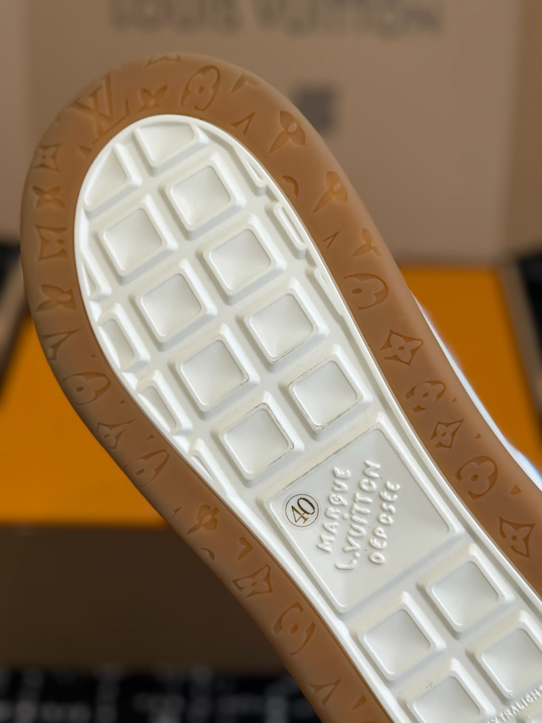Louis Vuitton LV Tilted Sneaker (Blue & Terracotta Check)