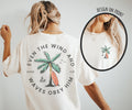 Christian Bible Verse shirt Beachy Backprint Comfort Colors Tee Trendy TShirt Unisex Tee Teen Baptism Gift Ocean Inspired Style