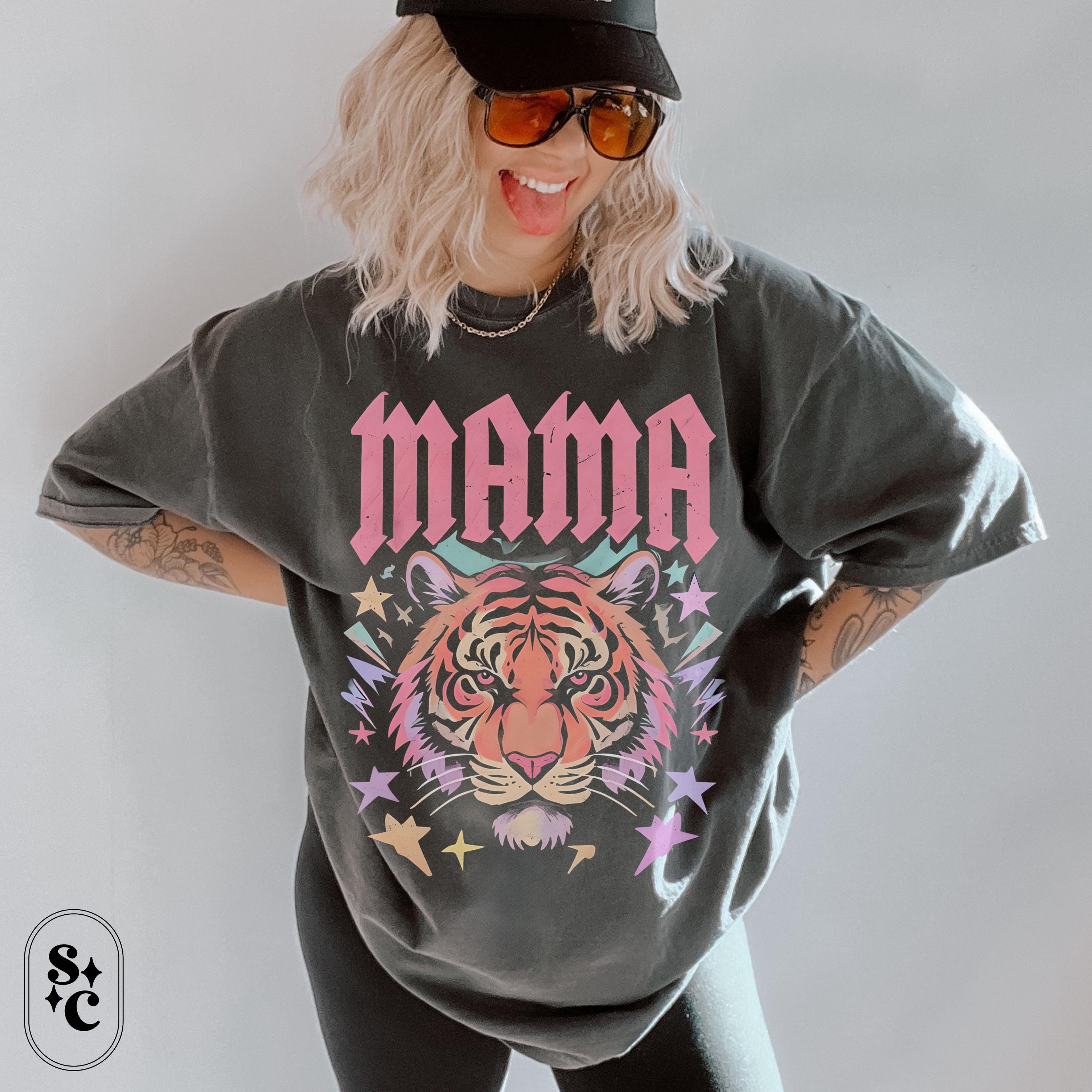 Mama Tiger Shirt, Badass Mom Tshirt, Rebel Mama Tee, Wild Mom T-shirt, Cool Mom Shirt, Comfort Colors, Powerful Mom Shirt, Mama Bear Shirt