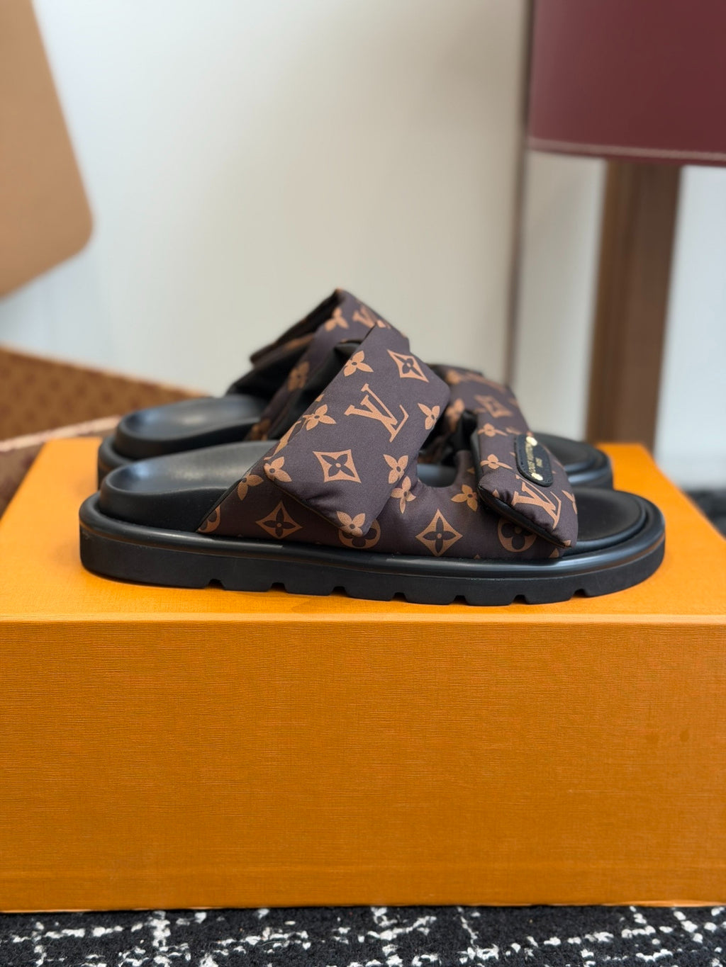 Louis Vuitton Pool Pillow Flat Comfort Mule "Cacao Brown"