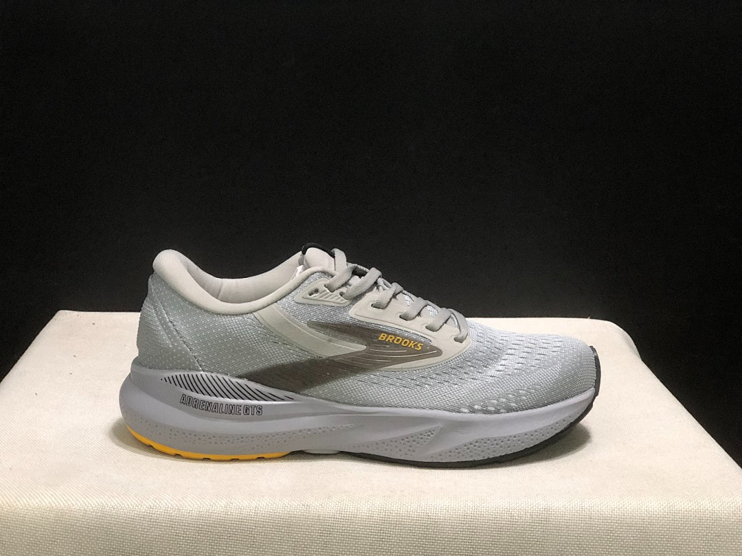 Brooks Adrenaline GTS 24 Support Road Running Shoes Light Grey Yellow