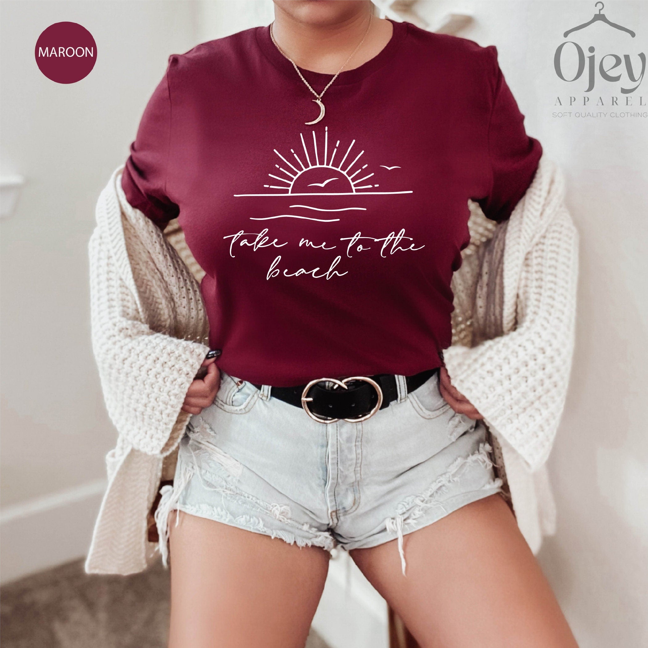 Take Me To The Beach Shirt, Beach Trip Shirts, Family Vacation Tshirts, Summer Vibes Shirt, Beach Party Tshirt, Crewneck, Beach Lover Gift