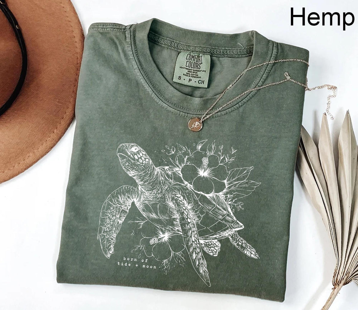 Comfort Colors® Vintage Sea Turtle Shirt, Summer Tee for Women Trendy Oversized Shirt, Beach T-Shirt, Save the Turtle Tshirt, Ocean Tee