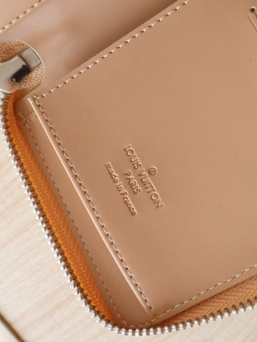 LV Zippy Wallet Vertical Monogram Grained Taurillon Cowhide