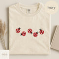 Comfort Colors Retro Ladybug Shirt, Cute Vintage Style Cottagecore Nature Lover Tee, Trendy Summer Boho TShirt