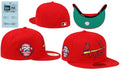 NEW ERA ST LOUIS CARDINALS WORLD SERIES CHAMPIONS 2006 SMOOTH RED EDITION 59FIFTY FITTED HAT