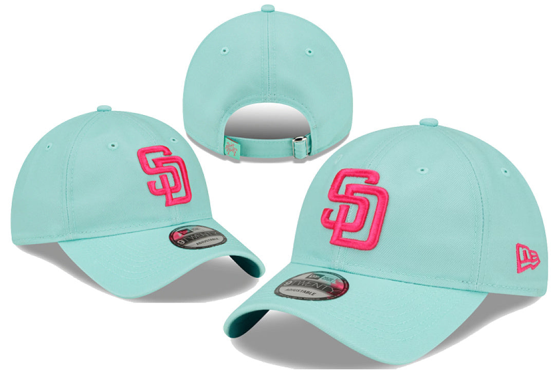 Men's San Diego Padres New Era Mint 2022 City Connect 9TWENTY Adjustable Hat