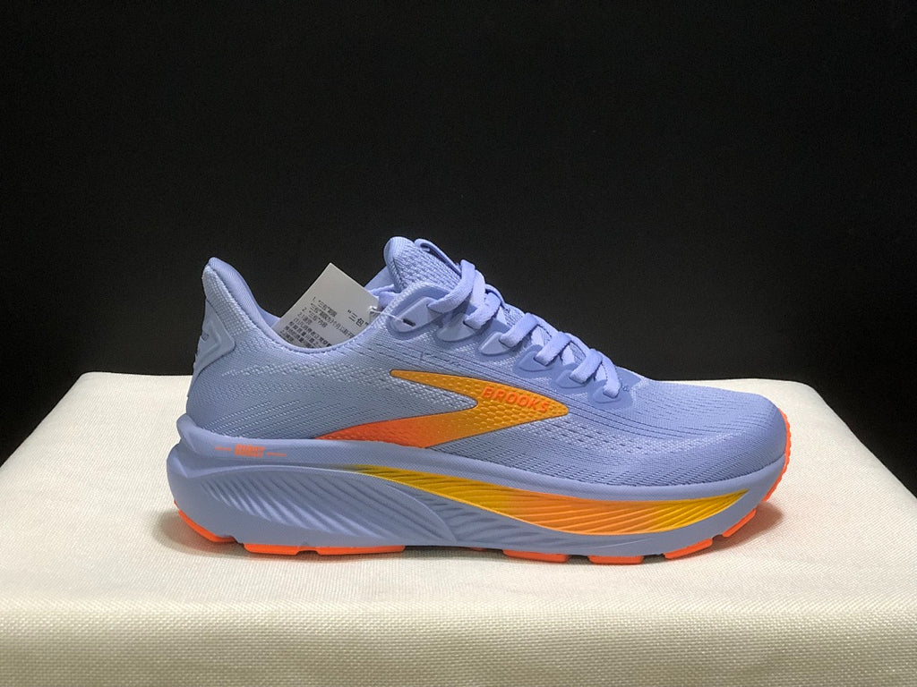 Brooks Ghost 17 Neutral Road Running Shoes Periwinkle Blue Orange