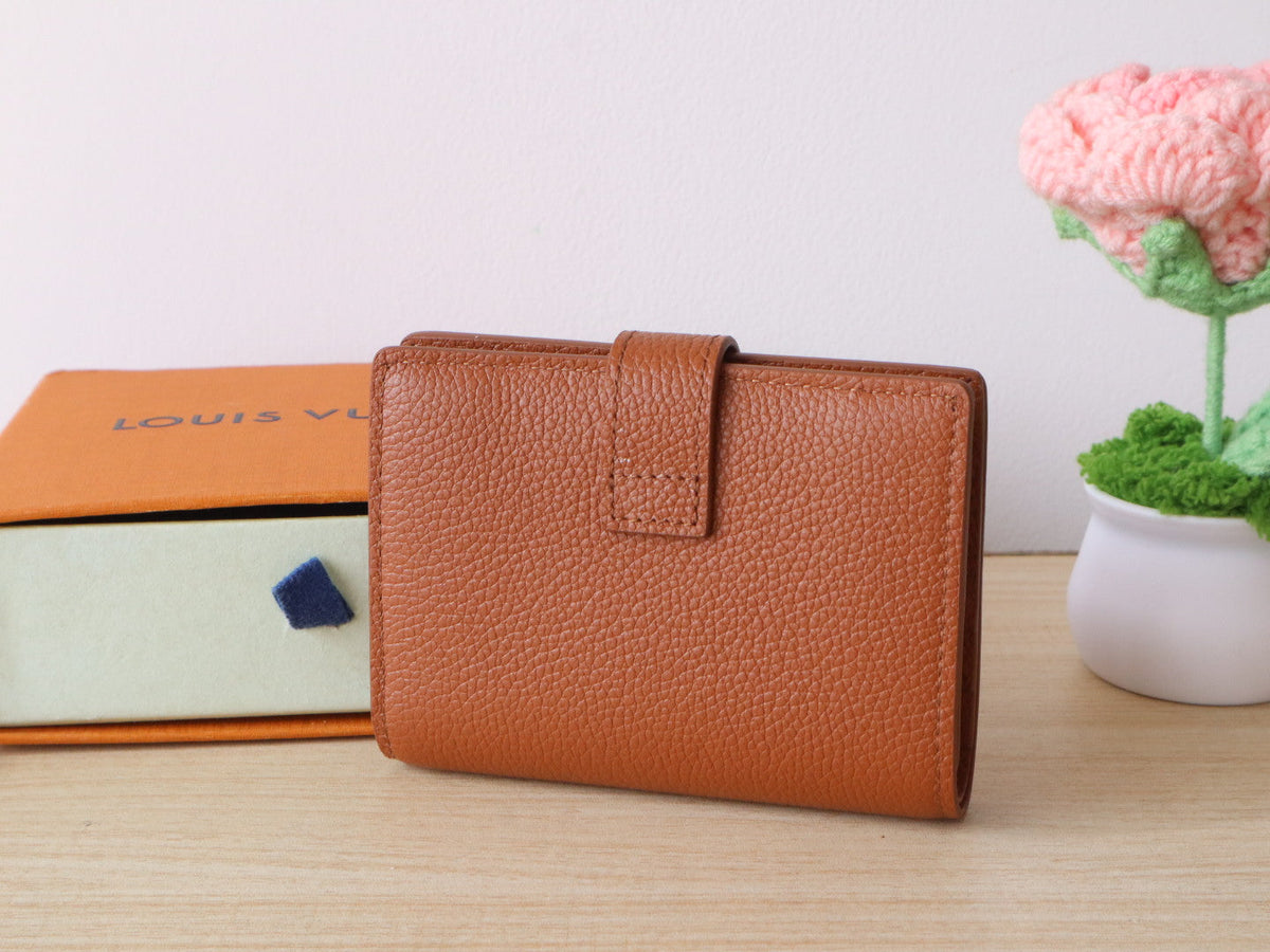 LV Portfoille Locky Wallet Brown in Cowhide 287575