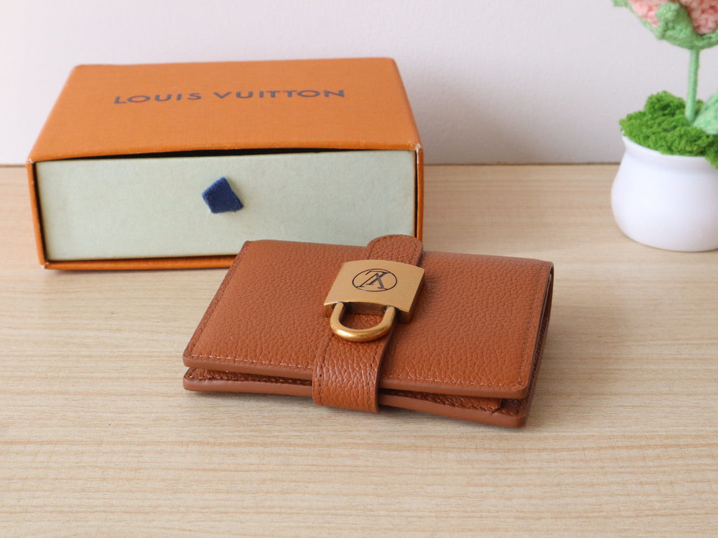 LV Portfoille Locky Wallet Brown in Cowhide 287575