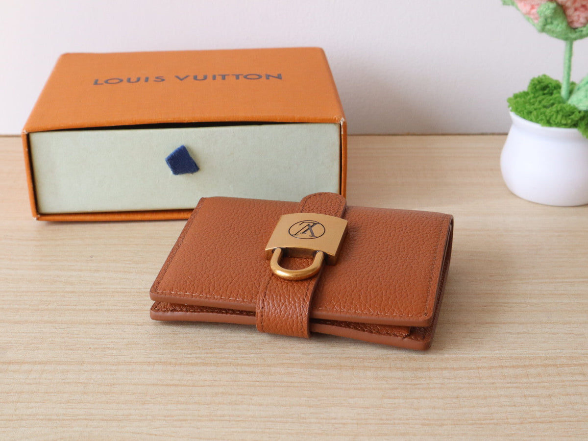 LV Portfoille Locky Wallet Brown in Cowhide 287575