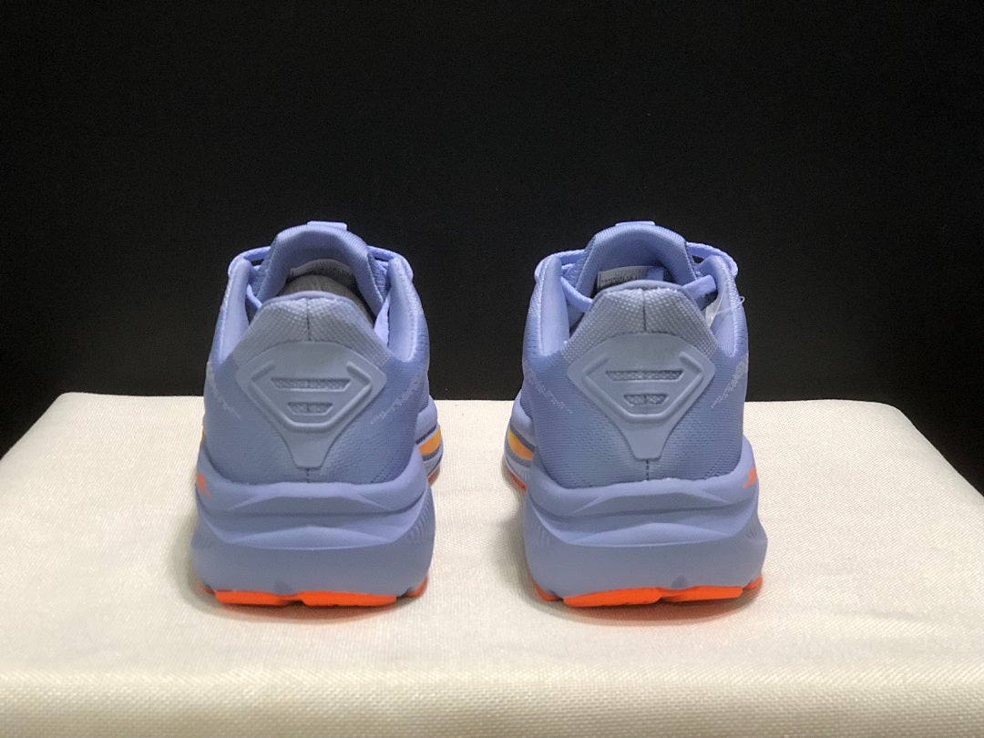 Brooks Ghost 17 Neutral Road Running Shoes Periwinkle Blue Orange