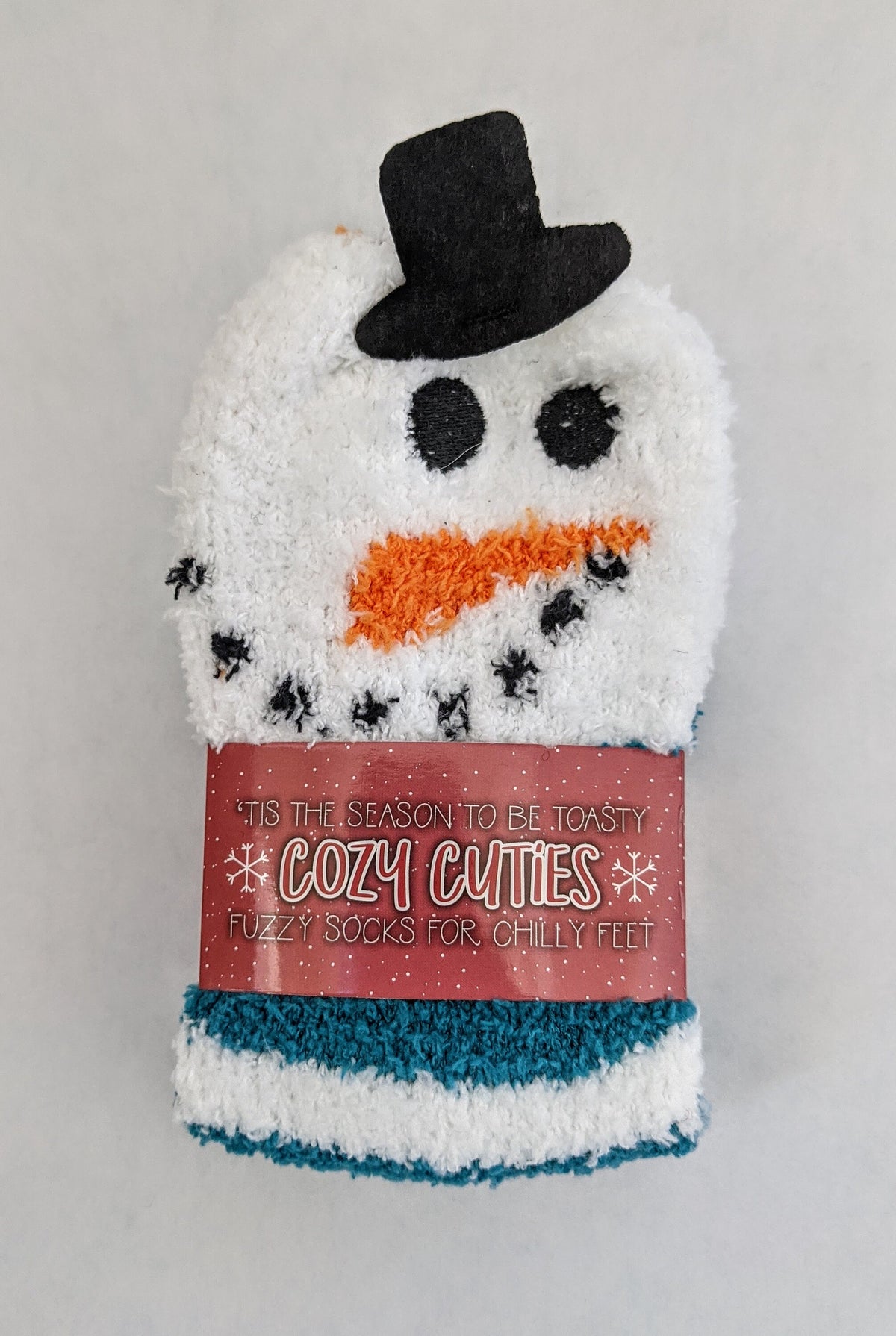 Holiday Fluffy Cozy Fuzzy Socks are back!!!  Santa, Snowman or Reindeer choices
