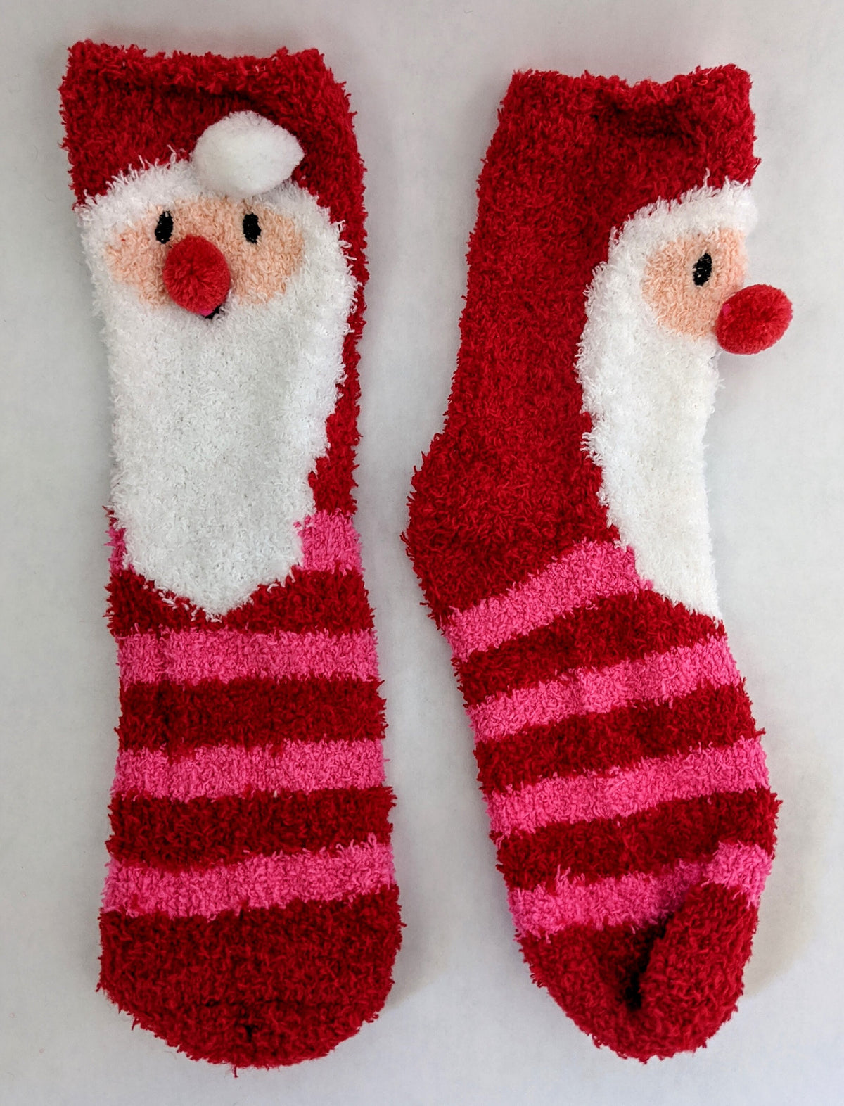 Holiday Fluffy Cozy Fuzzy Socks are back!!!  Santa, Snowman or Reindeer choices