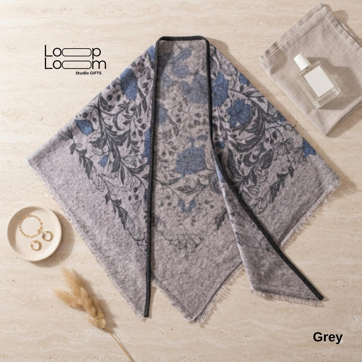 100% Pure Cashmere Shawl for Women, Soft Equestrian Fall Wrap, Elegant Quiet Luxury Autumn Accessory, Gift for Her, Lightweight Winter Shawl