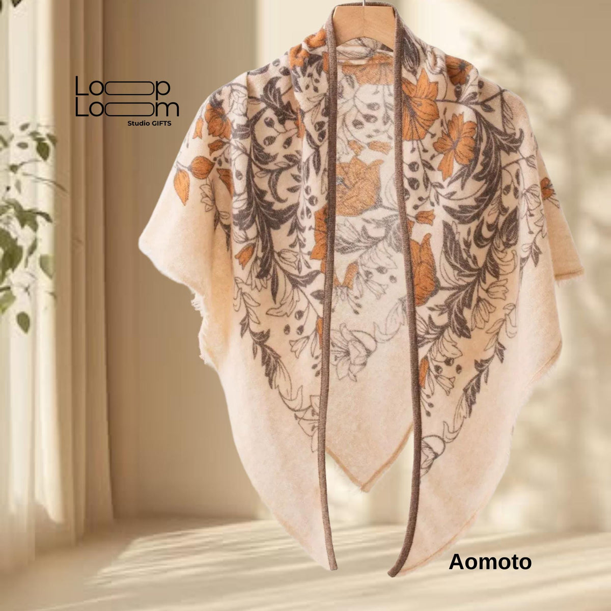 100% Pure Cashmere Shawl for Women, Soft Equestrian Fall Wrap, Elegant Quiet Luxury Autumn Accessory, Gift for Her, Lightweight Winter Shawl