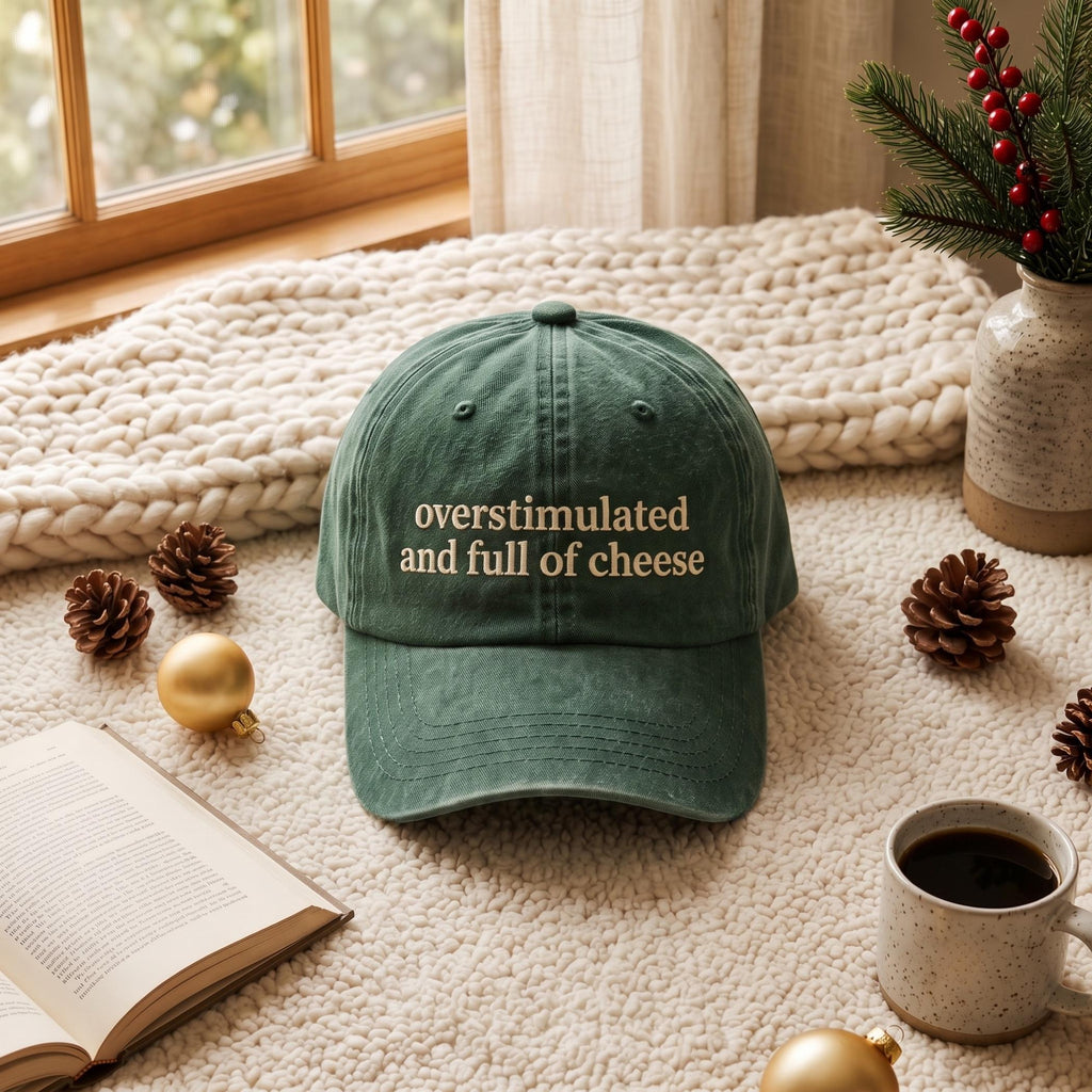 Sarcastic Christmas Phrase Baseball Caps, Gen Z Washed Cotton Hats