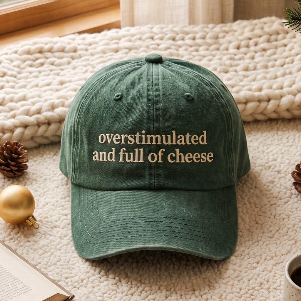 Sarcastic Christmas Phrase Baseball Caps, Gen Z Washed Cotton Hats