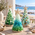 DIY Sea Glass Christmas Tree Kit,Coastal Christmas Craft, Handmade Christmas Gift, Coastal Christmas Gift Set