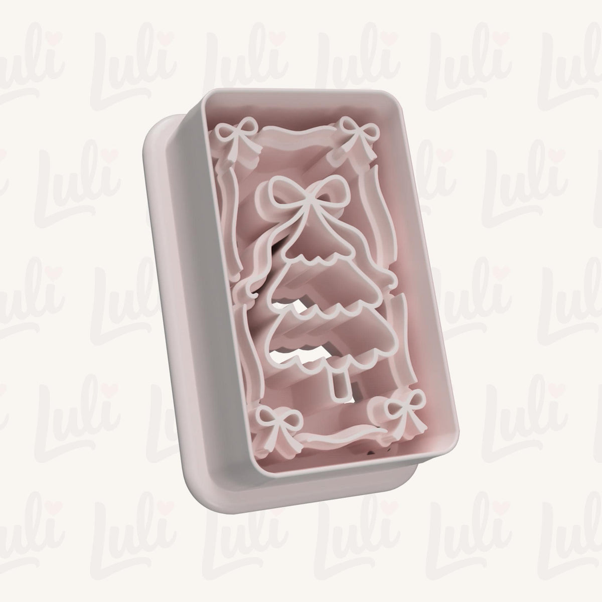 Bow Christmas Tree Cutter (STL Digital File)