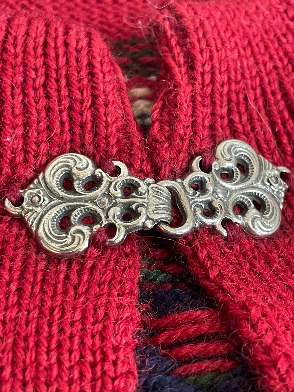 1980s Nordstrikk Wool Norwegian Cardigan. L