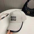 Miumiu Baseball Cap Cotton 250078