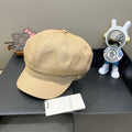 BAKER BOY CAP IN TORTILLA BROWN FABRIC 400794