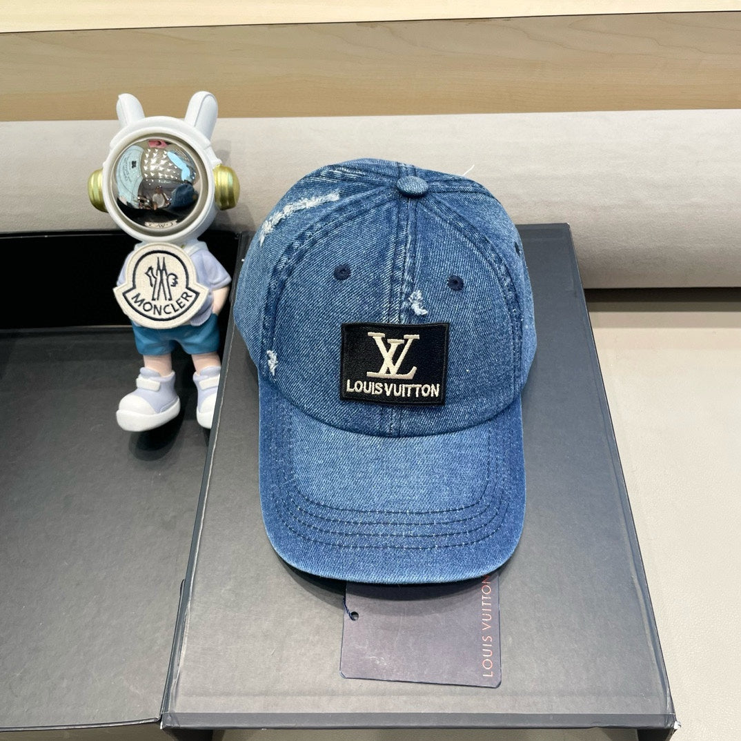 BASEBALL CAP IN CLASSIC BLUE DENIM 406960