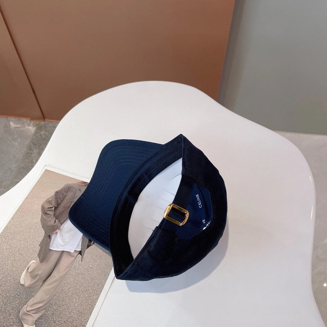 BASEBALL CAP IN BLACK CANVAS